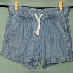 EUC - Girl's Size XS (4-5) Wonder Nation Blue Jean Shorts